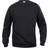 Clique Basic Round Neck Sweatshirt Unisex - Black