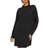 Nelly Turtle Neck Loose Dress - Black