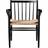 FDB Møbler J81 black/natural Kitchen Chair 32.3"