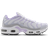 Nike Air Max Plus GS - White/Metallic Silver/Pure Pla