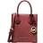 Michael Kors Mercer Extra-Small Pebbled Leather Crossbody Bag - Dark Cherry