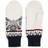 Dale of Norway Vilja Mittens Unisex - Offwhite/Black Raspberry