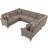 Bush Coventry 113W Tan Microsuede Sofa 113"