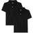 The Children's Place Kid's Uniform Pique Polo 2-pack - Black (3010377-01)