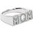 Maria Black Mom Embelished Ring - Silver/Sapphire