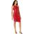 Norma Kamali Diana Dress To Knee - Tiger Red