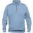 Clique Basic Half Zip Sweatshirt - Light Blue