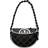 Tory Burch Mini Fleming Soft Crescent Bag - Black