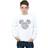 Absolute Cult Kid's Mickey Mouse Head of Hands Sweatshirt - White (M5059308456366)