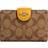 Coach Corner Zip Medium Wallet - QB/Khaki/Ochre