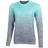 Asics Women's Seamless LS Top - Aurora Green/Blue Expanse