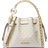 Michael Kors Mina Small Signature Logo Chain Crossbody Bag - Light Creme Multi