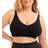 Shapermint Women's Compression Seamless No Wire Scoop Neck Throw On Bralette - Black