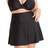 Shapermint Essentials High Waisted Full Coverage Swim Skirt - Black