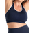 Shapermint Truekind Seamless Racerback Sports Bra - Navy/White