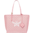 MCM Himmel Lauretos Shopper Medium - Silver Pink