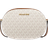 Michael Kors Jet Set Travel Medium Signature Logo Crossbody Bag - Vanilla