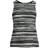 Lands' End Women's Modest High Neck Tankini - Black/White Ombre