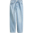 H&M Slim Straight High Ankle Jeans - Light Denim Blue
