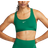 Nike Swoosh Light Support Women's Non-Padded Sports Bra - Malachite/White