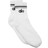 Alo Unisex Half-Crew Throwback Sock - White/Black