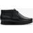Clarks Older Kid's Wallabee Boot - Black Leather
