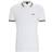 Hugo Boss Stretch Cotton Slim Fit Curved Logo Polo Shirt - Natural