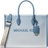 Michael Kors Mirella Medium Ombré Logo Tote Bag - Denim