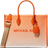 Michael Kors Mirella Medium Ombré Logo Tote Bag - Poppy