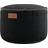 SACKit Canvas Pouf Black Sittepuff 35cm