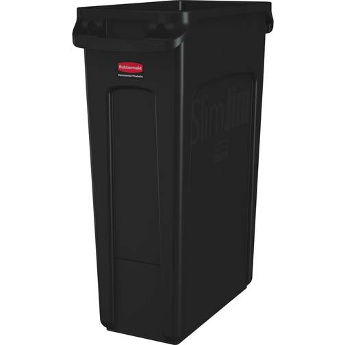 Rubbermaid Slim Jim Waste Container with Venting Channels 22.983gal ...