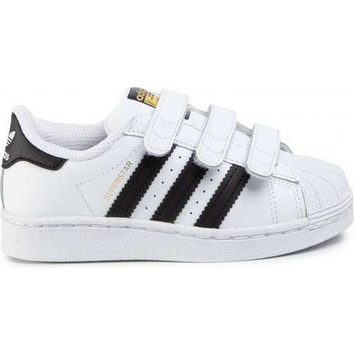 Adidas Kid's Superstar 3 Straps - Cloud White/Core Black/Cloud White ...