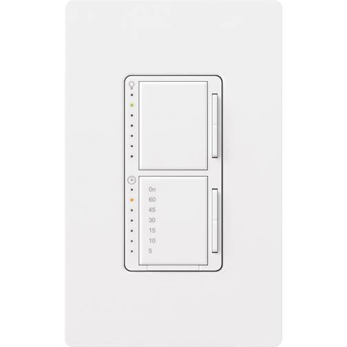 Lutron Maestro 300 Watt Single Pole Digital Dimmer And Timer Switch White Compare Prices