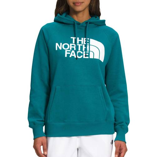 The North Face Women's Half Dome Pullover Hoodie - Harbor Blue/TNF ...