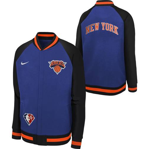 Nike New York Knicks City Edition Long Sleeve Showtime Jacket 2021-22 ...