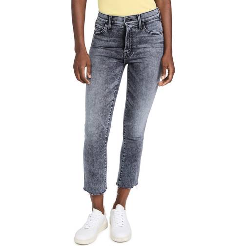 Mother The Insider Crop Step Fray Jeans Train Stops - Compare Prices ...