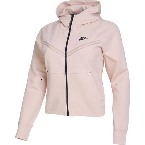 Nike Tech Fleece Windrunner Womens Full Zip Hoodie Pink Oxfordblack