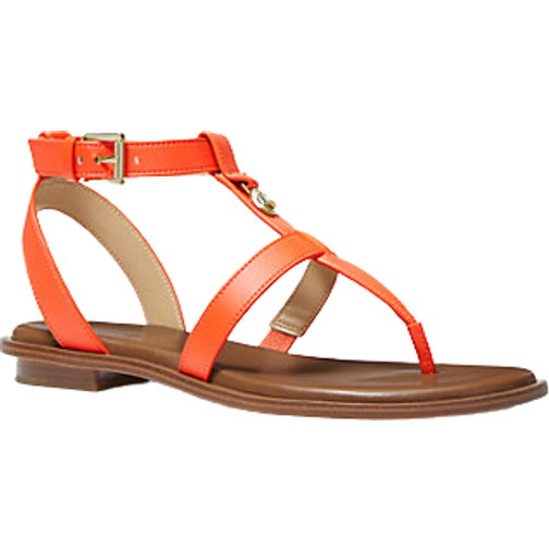 Michael Kors Sasha T-Strap Sandal W - Orange • Price