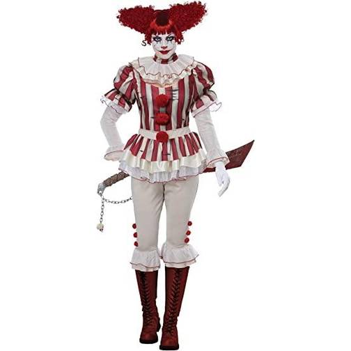 California Costumes Women S Sadistic Clown Costume Price