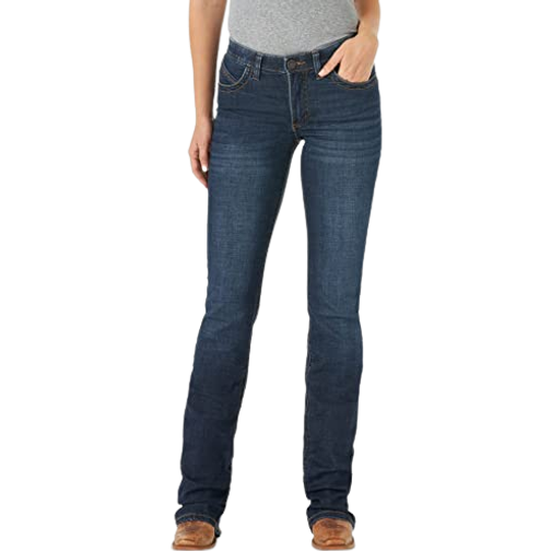 Wrangler Women's Willow Mid Rise Boot Cut Ultimate Riding Jeans • Price