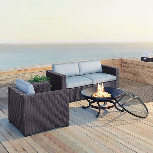 Crosley Furniture Biscayne 3 Outdoor Lounge Set • Price