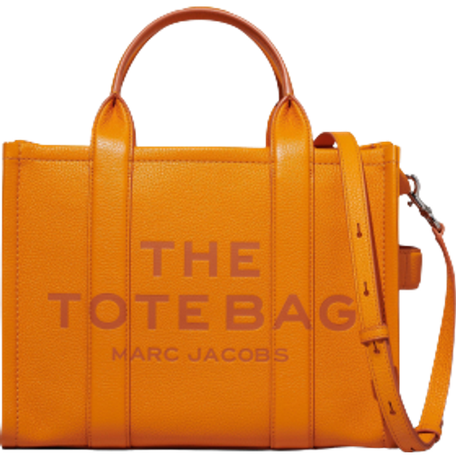 Marc Jacobs The Leather Medium Tote Bag - Orange • Price