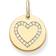 Thomas Sabo Love Bridge Heart Disc Pendant - Gold/White