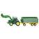 Siku John Deere with Front Loader & Trailer 1843