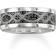 Thomas Sabo Love Knot Band Ring - Silver/Black