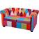 vidaXL Chesterfield Multicolor Sofa 145.5cm Zweisitzer