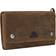 Greenburry Vintage Biker Long Leather Wallet - Brown Antique