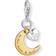 Thomas Sabo Charm Club I Love You To The Moon Heart Charm Pendant - Gold/Silver