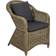 tectake Aluminium rattan luxury garden chair + cushion and back cushions