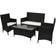vidaXL 40633 Outdoor Lounge Set, 1 Table incl. 2 Chairs & 1 Sofas
